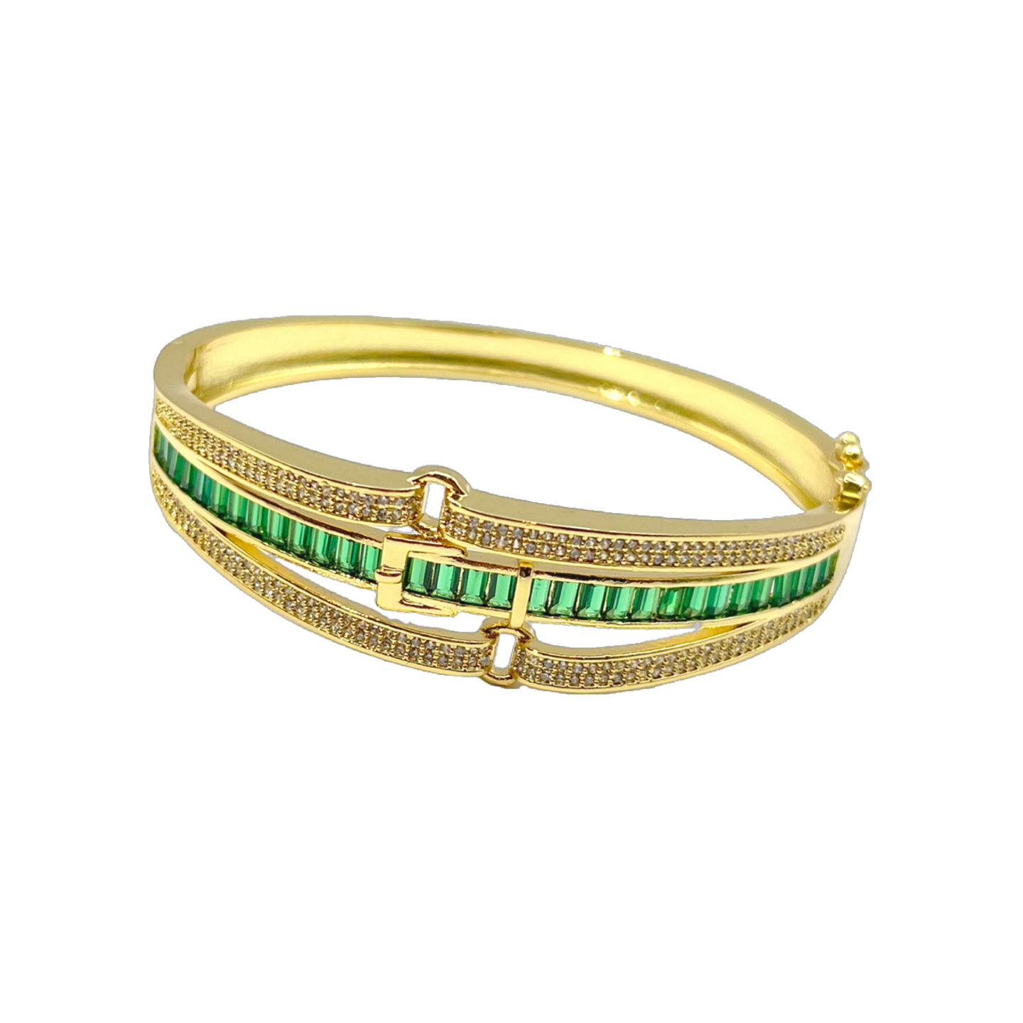 Emerald green bangle
