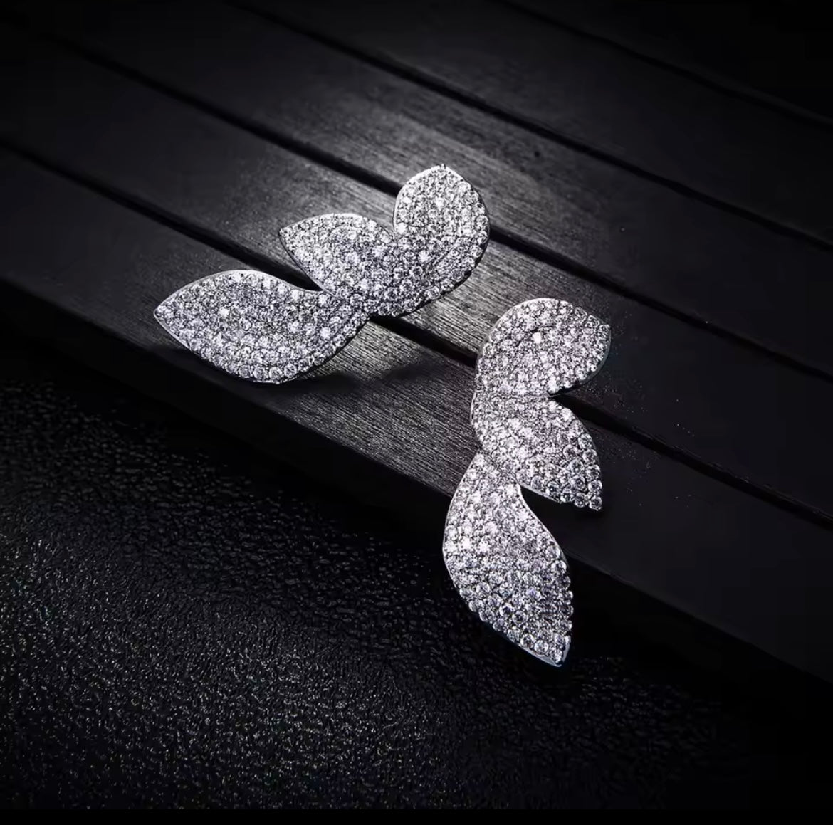 Triple Floral earring