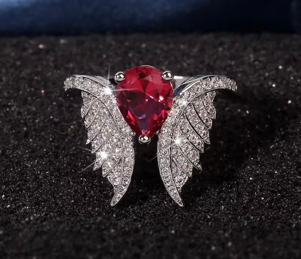 Ruby wing ring