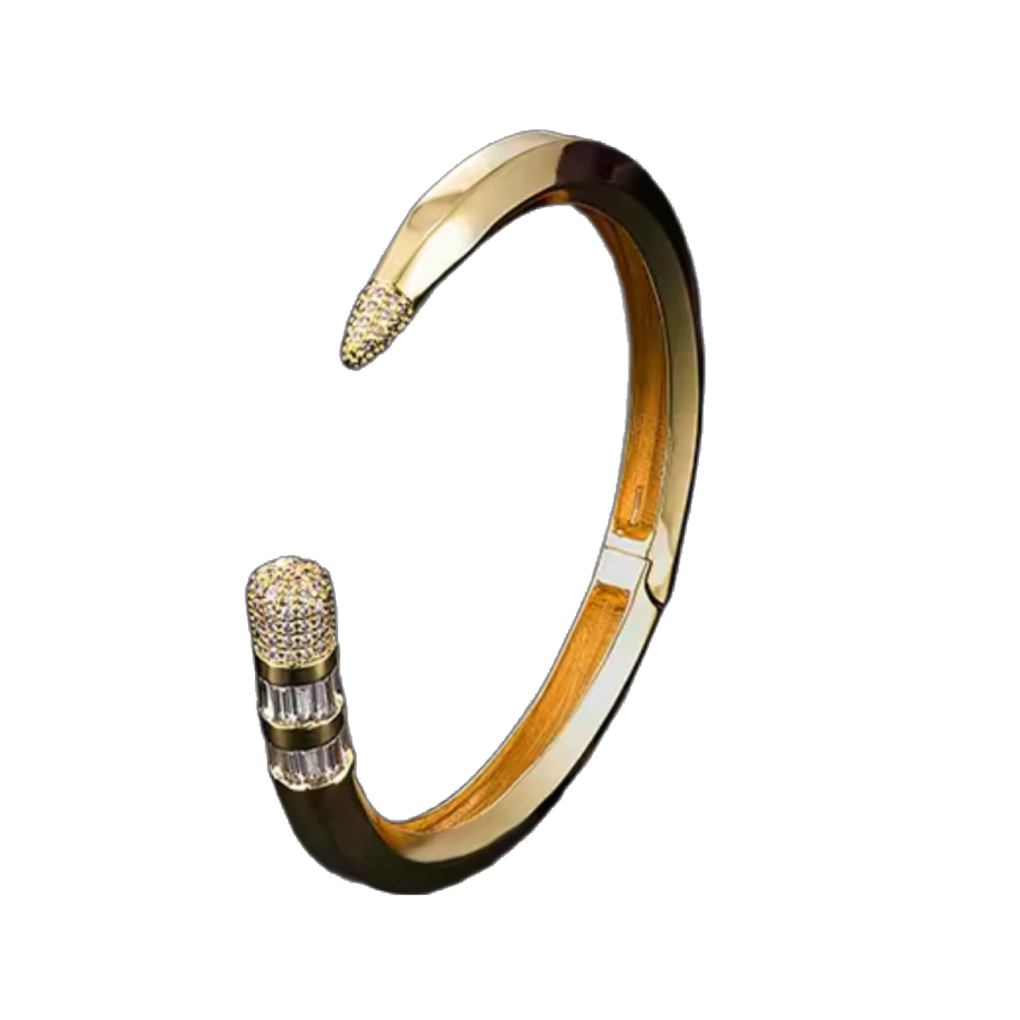 Pen gold bangle