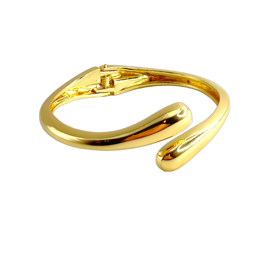 Cuff gold bangles
