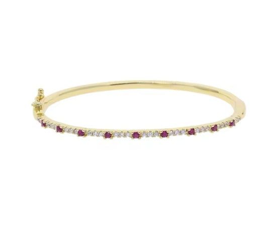 Ruby stones bracelet