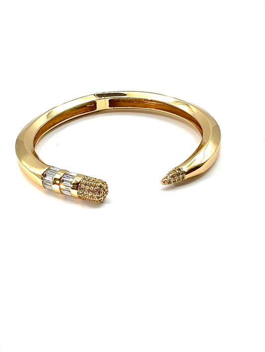 Pen gold bangle