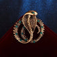 Cobra snake brooch