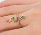 Multicolor Snake Ring