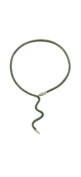 Serpent long necklace