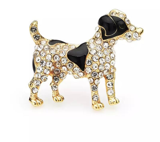 Dog brooch