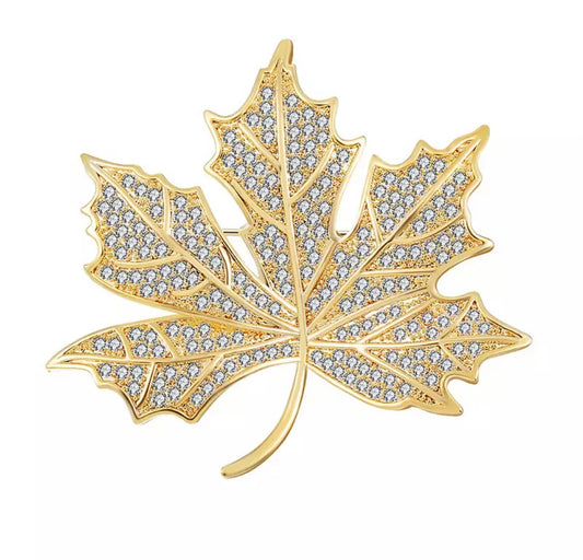 Leaf brooch