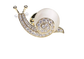 Snail Brooch