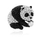 Panda brooch