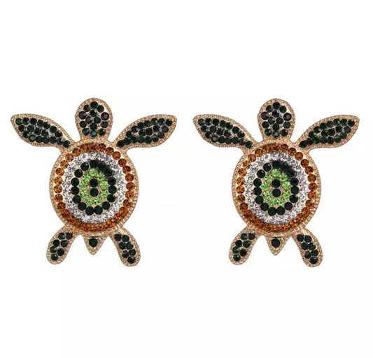 Turtle earrings