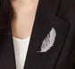 Feather brooch