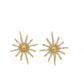 Golden sun earrings