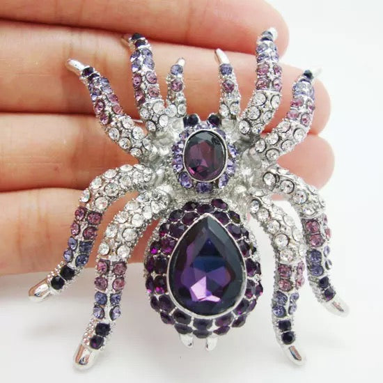 Spider brooch