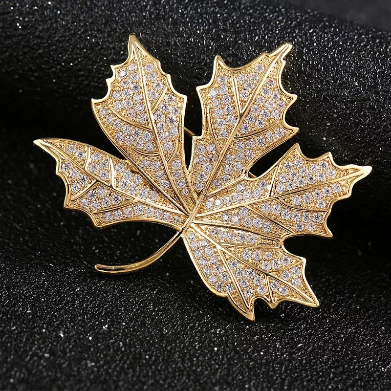 Leaf brooch