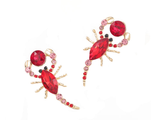 Red Lobster Earrings