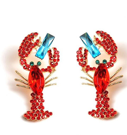 Red Lobster Earring