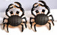 Black Crab Earring