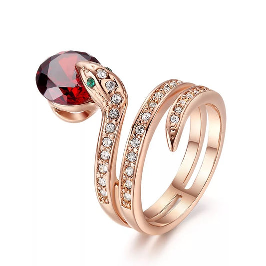 Snake Ruby Ring