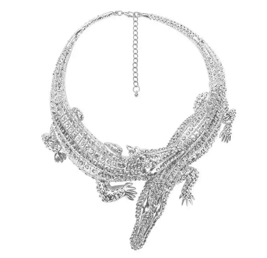 Crocodile necklace