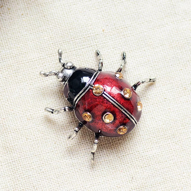 Lady bug brooch