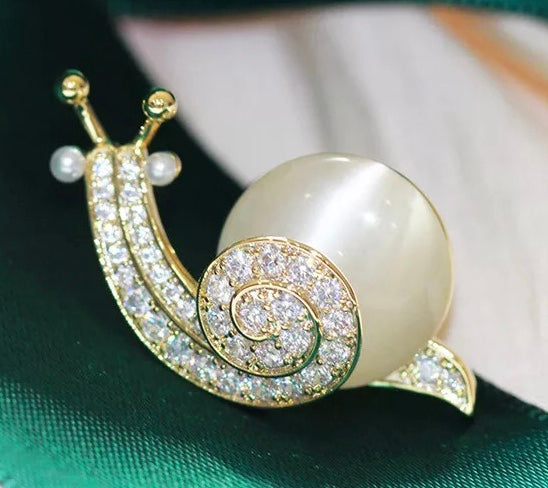 Snail Brooch