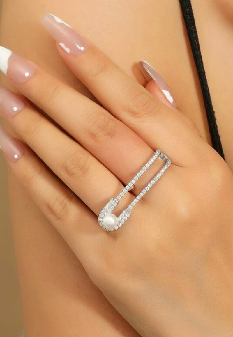 Crystal fancy ring