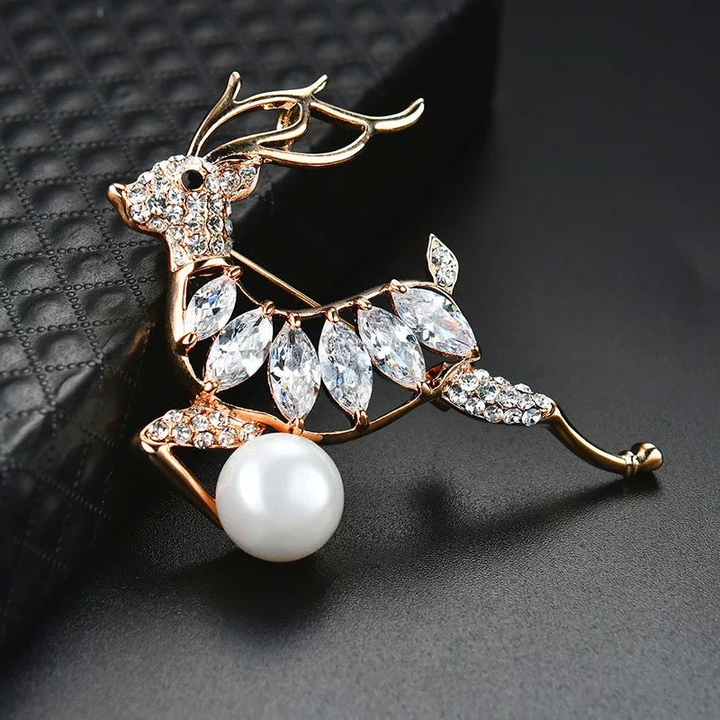 Deer Brooch