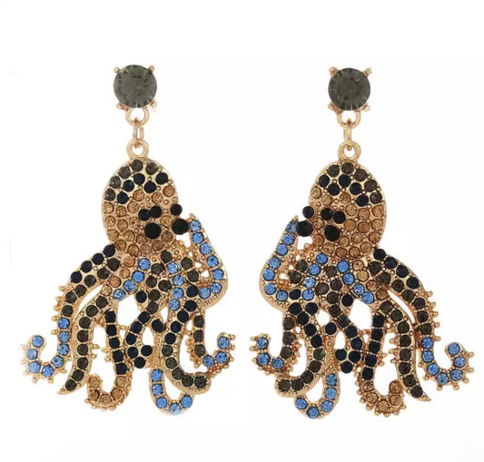 Octopus Earrings