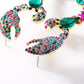 Emerald Crab Earring