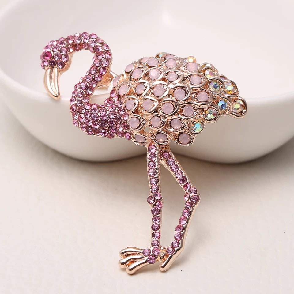 Flamingo Brooch