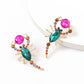 Emerald Lobster Earrings